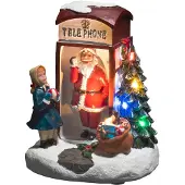 Konstsmide Telefonkiosk Juldekoration 5 LED, 3xAAA
