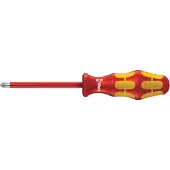 Wera 165 i Plus/minus-skruvmejsel VDE Storlek (skruvmejsel) SL/PZ 1 Klinglängd: 80 mm