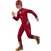 Rubies Maskeradkläder - The Flash Classic Costume - - 7-8 år (122-128) - Maskeradkläder