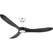 CasaFan ECO GENUINO 152 MW-MS Takfläkt 16.6 W (Ø x H) 1520 mm x 285 mm Matt vit med fjärrkontroll, Vinterdrift