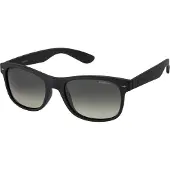 Polaroid Rectangle Unisex Matt Black Smoke Grey Gradient Polariserade solglasögon