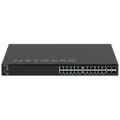 Netgear M4350 Series M4350-24G4XF - Switch - L3 - Administrerad - 24 x 10/100/1000 (PoE+) + 4 x SFP+ - främre till bakre luftflöde - rackmonterbar - PoE+ (720 W)