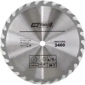 AWTOOLS Sågklinga för trä AW48476; 250x30 mm; Z30