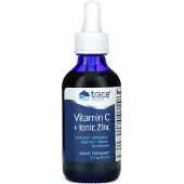Trace Minerals Research Trace, Vitamin C + Ionic Zinc, 2 fl oz (59 ml)