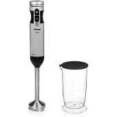 Tristar MX-4828 Stavmixer 1000 W med mätglas, Turbofunktion, steglös hastighetsjustering Rostfritt stål, Svart