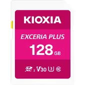 Kioxia EXCERIA PLUS SDXC-Kort 128 GB UHS-I, v30 Video Speed Class