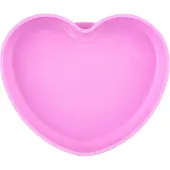Chicco -Silikonhjärta med sugkopp - rosa - 9m +