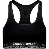 Mons Royale Women's Sierra Sports Bra Black