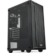 IBox ATX CETUS 906 datorchassi svart, RGB-bakgrundsbelysning