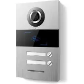 HHG Villa 2 AS Video-porttelefon Sladd Utomhusenhet Aluminium (borstad)