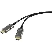 Speaka Professional HDMI Anslutningskabel HDMI-A-kontakt, HDMI-A-kontakt 20.00 m Svart SP-8821992 8K UHD HDMI-kabel