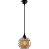 Opviq Glas pendellampa Gold 010 , dimbar, Mässing / guld, Vardagsrum / matsal, Glas, Pendellampa