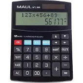 MAUL MTL 800 Bordsräknare Svart Display (ställen): 12 batteri, solcell