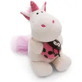 Nici Enhörningen Theodor Med Nyckelpiga-nalle 35 Cm