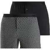 s.Oliver Boxershorts ljusgrå / svart