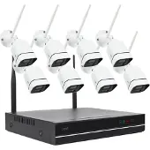 Pni House Wifi660 Nvr & 8 Cameras P2p 3mp Videoövervakningskit