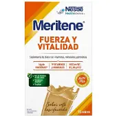 MERITENE Styrka Och Vitalitet 15x30 G Kosttillskott Koffeinfri Kaffe