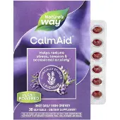 Nature'S Way , CalmAid, kliniskt testad lavendel, 30 mjuka kapslar