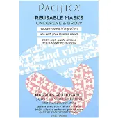 Pacifica Pacifica, Reusable Under-Eye and Brow Beauty Mask, 3 Masks