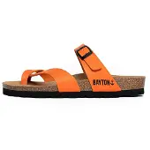 Bayton Pantolette 'Diane' sand / orange / svart