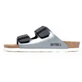 Bayton Pantolette 'Atlas' svart / silver