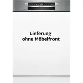 Bosch Serie | 4 SMI4EVS08E - Diskmaskin - inbyggd - Wi-Fi - Fördjupning - bredd: 60 cm - djup: 55 cm - höjd: 81.5 cm - borstat stål
