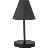 Bloomingville Lianna Bärbar Lampa, Uppladdningsbar, Svart, Metall