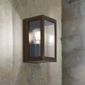 Orion Vägglampa utomhus Lumina, dimbar, Brun / rost, Rostfritt stål, Modern