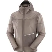Salomon - Trail running kläder - Sense Aero Wind Jkt M Iron för Unisex - Storlek S - Grå