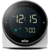 Braun digital väckarklocka vit BC24W