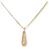 Sparv Noir guldfärgat halsband 3180101