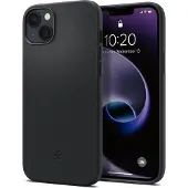 Spigen Silicone Fit Mag-fodral med MagSafe för iPhone 14 Plus - Svart