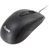 Equip Optische Tischmaus mouse, Kompakt, schwarz
