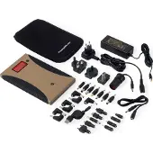 PowerTraveller Powergorilla Tactical Powerbank 24000 mAh LiPo USB-A Sand Friluftsliv, Statusindikering