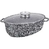 Klausberg Bakform 8 l stekpanna, grå marmor,