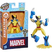 Marvel Avengers Bend and Flex Mission Wolverine Brandfigur, 6-tums böjbar leksak, för barn 4 år och uppåt