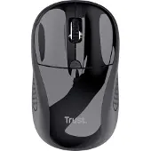 Trust BASICS WiFi mus Trådlös Optisk Svart 4 Knappar 1600 dpi Scrollwheel
