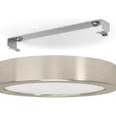 Eglo LED taklampa Fueva 5, Aluminium / grå / zink, Vardagsrum / matsal, Metall, Modern, LED-taklampa