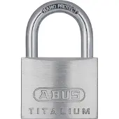 ABUS Titalium 64TI/50 Aluminium Rektangulär Nyckellås