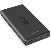 SBS Powerbank TTBB10000FASTPD20K 10000 mAh 20W med Power Delivery - svart