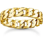 Thomas Sabo guldpläterad silver ring pansar TR2496-413-39-58