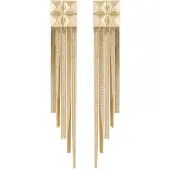 Sno of sweden Tina square tassel guldfärgade örhängen 1337-6500257