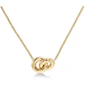 Edblad Chunky eternal halsband guldfärgat 127919
