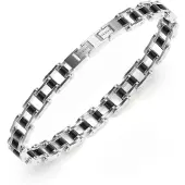 GUESS Race silverfärgat armband JUMB04409JWSTGMT/U