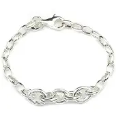 None Silver armband R172-19