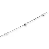 Sparv Love Links silverfärgat halsband 3190201