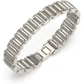 GUESS Race silverfärgat armband JUMB04411JWSTT/U