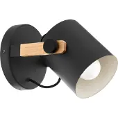 Eglo Hornwood vägglampa E27, svart