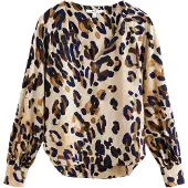 Next Blus marinblå / brun / cappuccino / mörkbrun