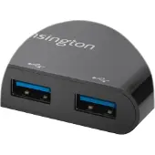 Kensington K39124EU USB-hubb 4 Port USB-A, USB-C USB 3.0 5 GBit/s med USB-C-kontakt Svart CH1000 USB-C 4-Port Hub